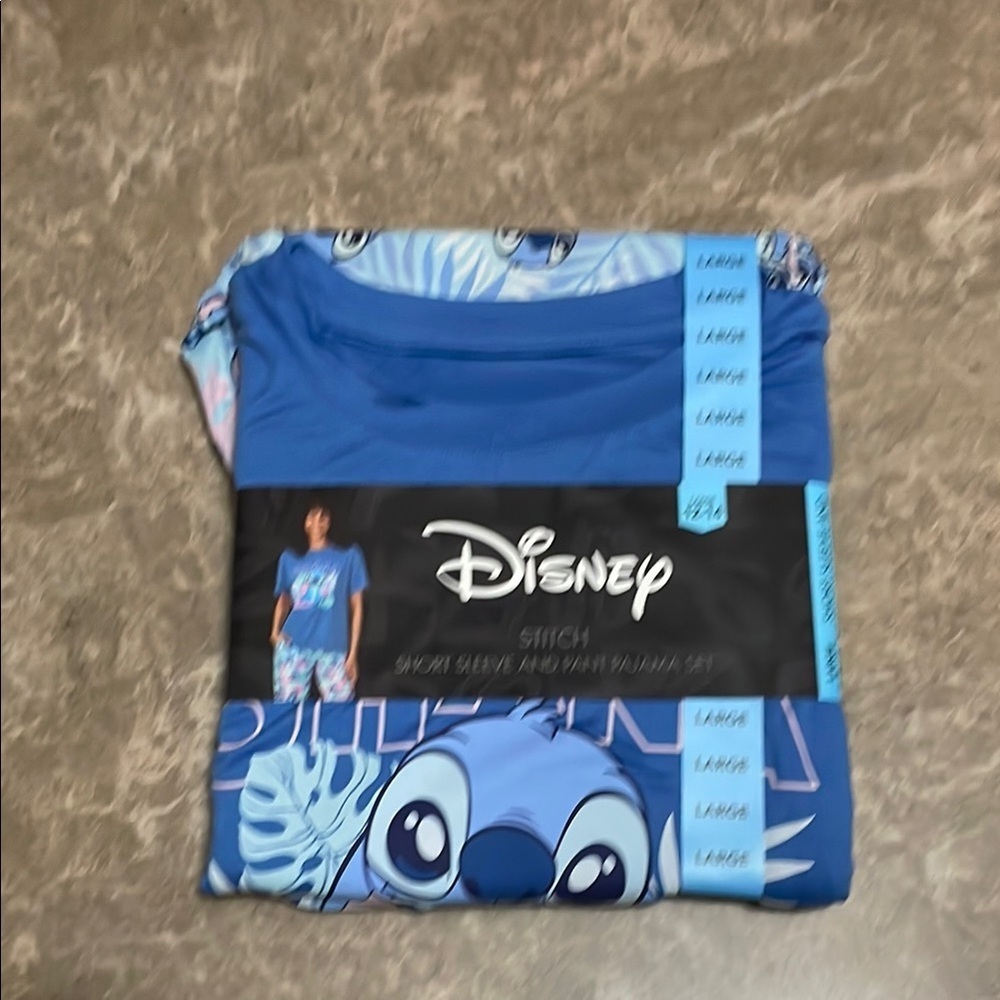 Disney Stitch Pajama Set in Blue